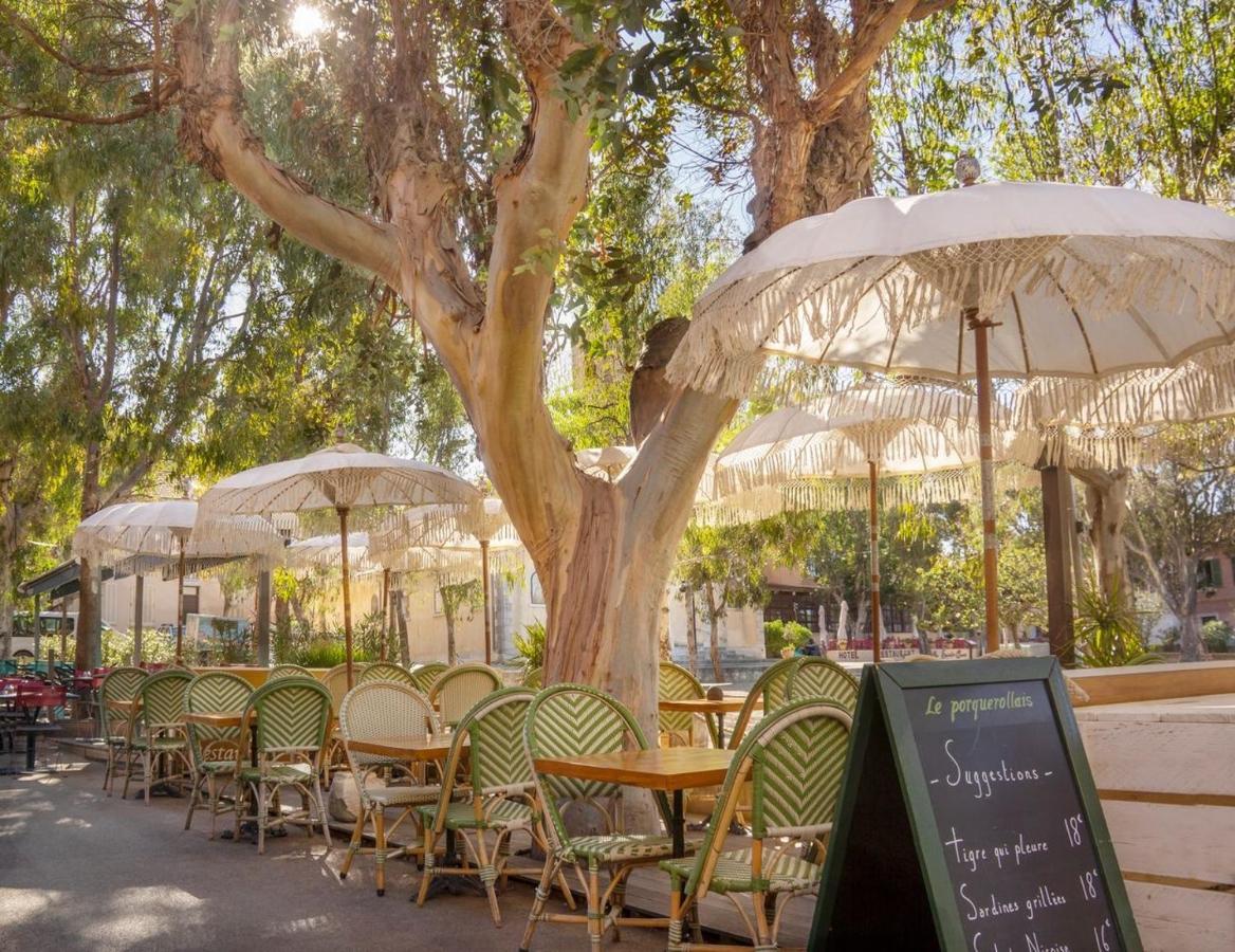 Hotel Le Porquerollais ปอร์เกรอล ภายนอก รูปภาพ
